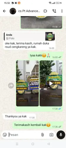 Testimonial Papan Bunga Pernikahan summarecon serpong