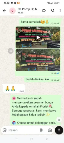 Testimonial Papan Bunga summarecon serpong