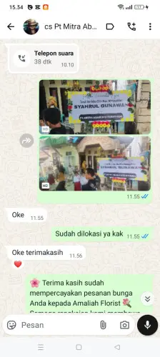 Testimonial Papan Bunga summarecon serpong