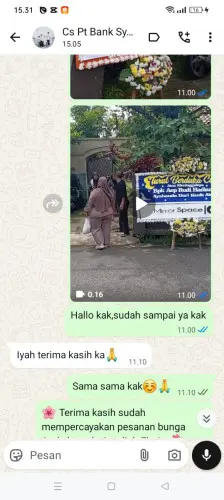 Testimonial Papan Bunga summarecon serpong